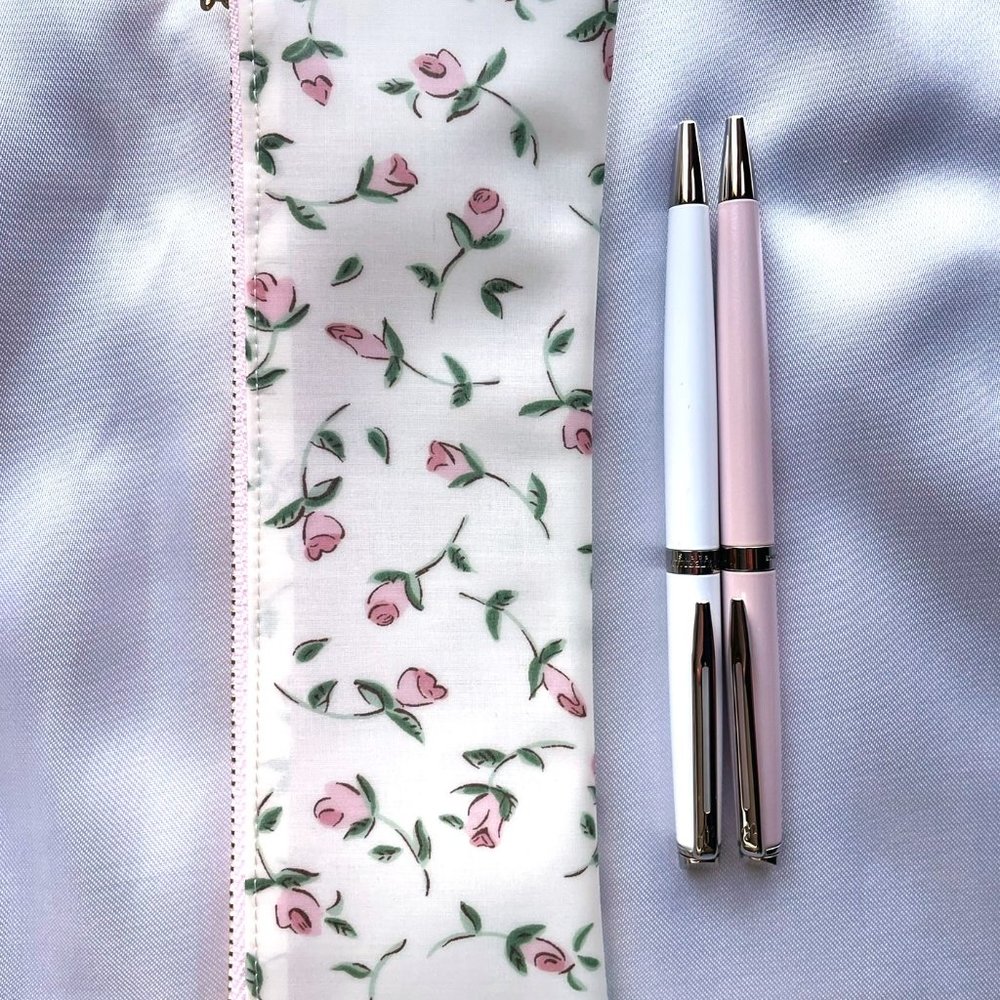 Waterman Ballpoint pens and Liberty pen case